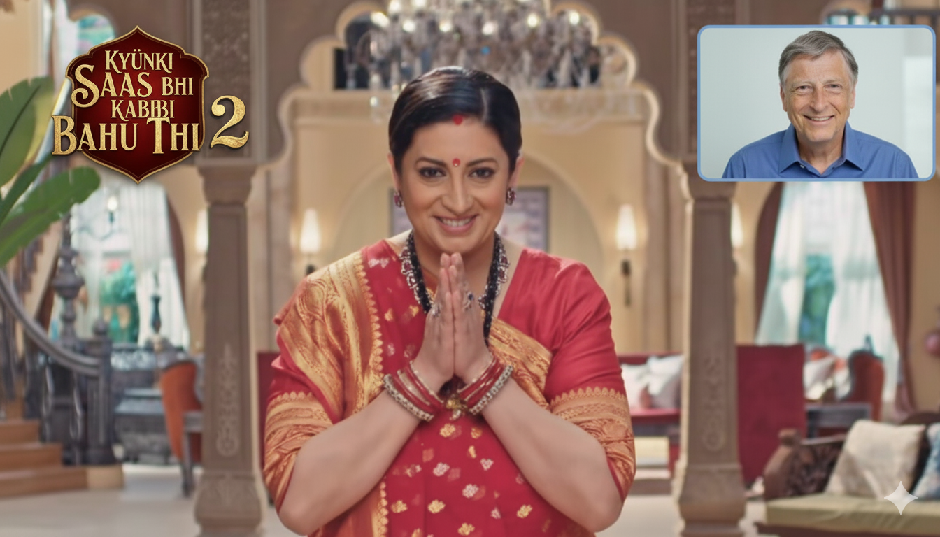 BILL GATES MAKES HIS DEBUT ON INDIAN TELEVISION WITH KYUNKI SAAS BHI KABHI BAHU THI 2